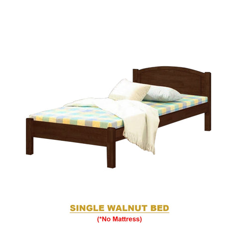 Image of Yanny Pull-Out Bed Single, Super Single Solid Rubberwood Bed Frame w/ Mattress Option