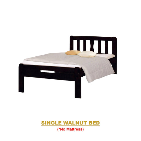 Image of Potty Pull-Out Bed Single/Super Single Solid Rubberwood BedFrame w/ Mattress Option