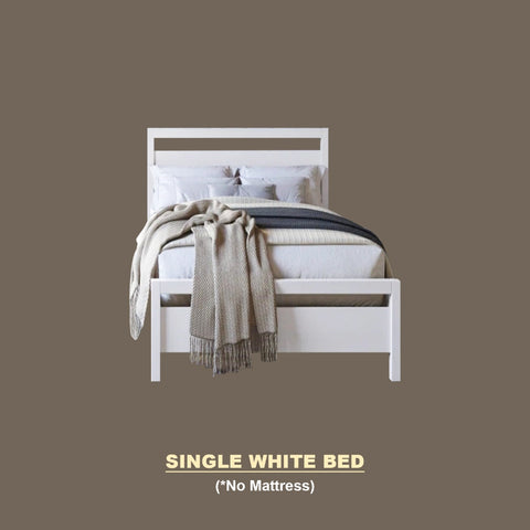 Image of Vinna Pull-Out Bed Single/Super Single Solid Rubberwood Bed Frame w/ Mattress Option