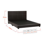 Sabrina Bed Frame + 10 inch Posture Plus Euro Top Mattress In Single, Super Single, Queen, and King Size (Copy)