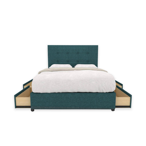 Image of Fanzy Drawer Bedframe Storage Bed All Sizes - Pet-Friendly Option / Mattress Option