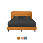 Siena Divan Bed Frame Pet Friendly Scratch-Resistant Fabric - With Mattress Add On - All Sizes Available