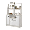 Robin Kitchen Cabinet Multiple Storage in Ivory & White Colour