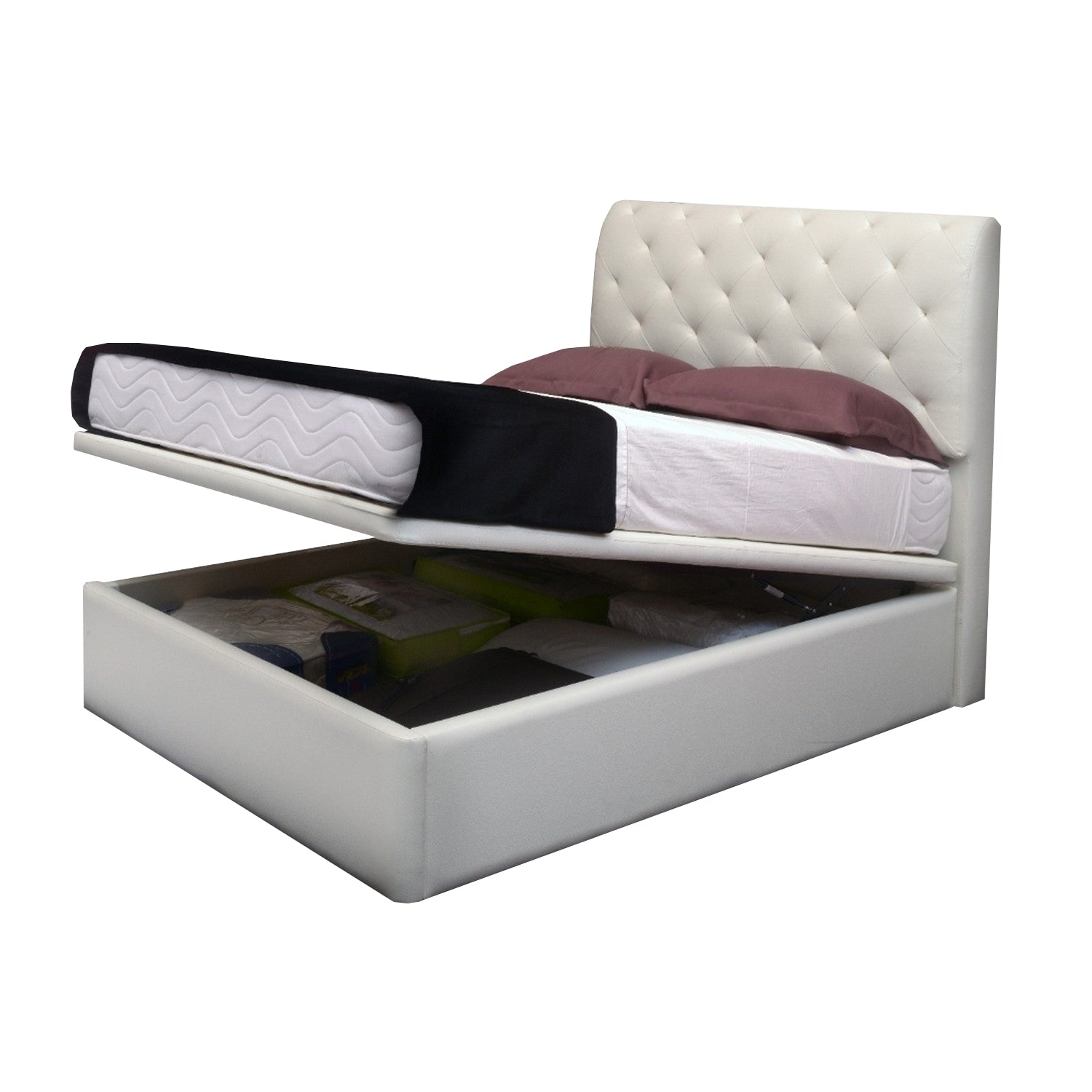 Diomire Mia 14"/16"/18" SBD Storage Bed Pet Friendly Fabric 16 Colors w/ Mattress Add-On