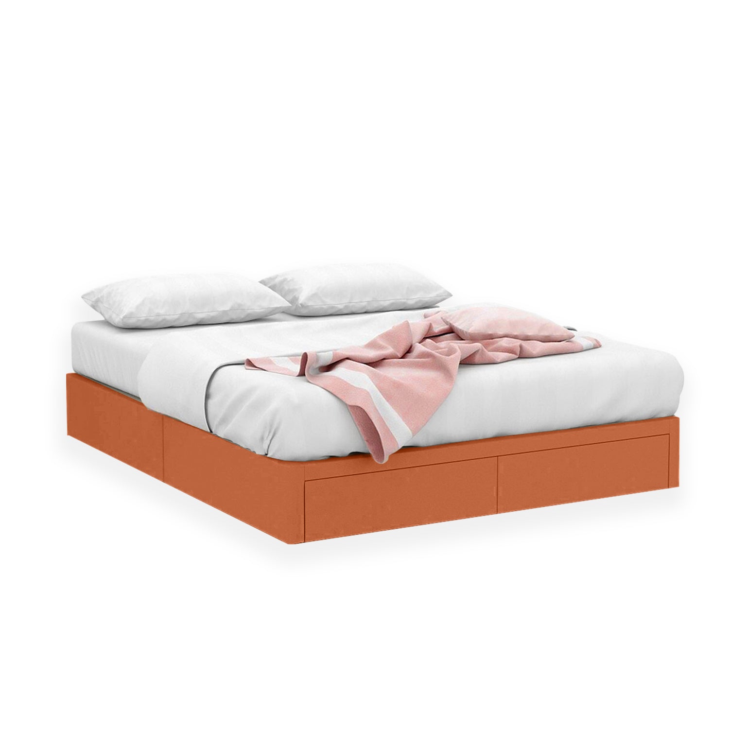 OrthoCoil Lenna Drawer Divan Bed Frame - Pet-Friendly Option / Mattress Option