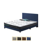 Naga Fabric Bed Frame With 10" Diomire Ortho Supreme Mattress Package In 4 Colours - All Sizes Available