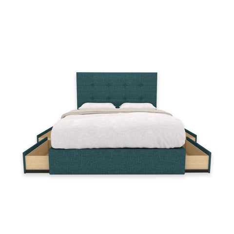 Image of Fanzy Drawer Bedframe Storage Bed All Sizes - Pet-Friendly Option / Mattress Option