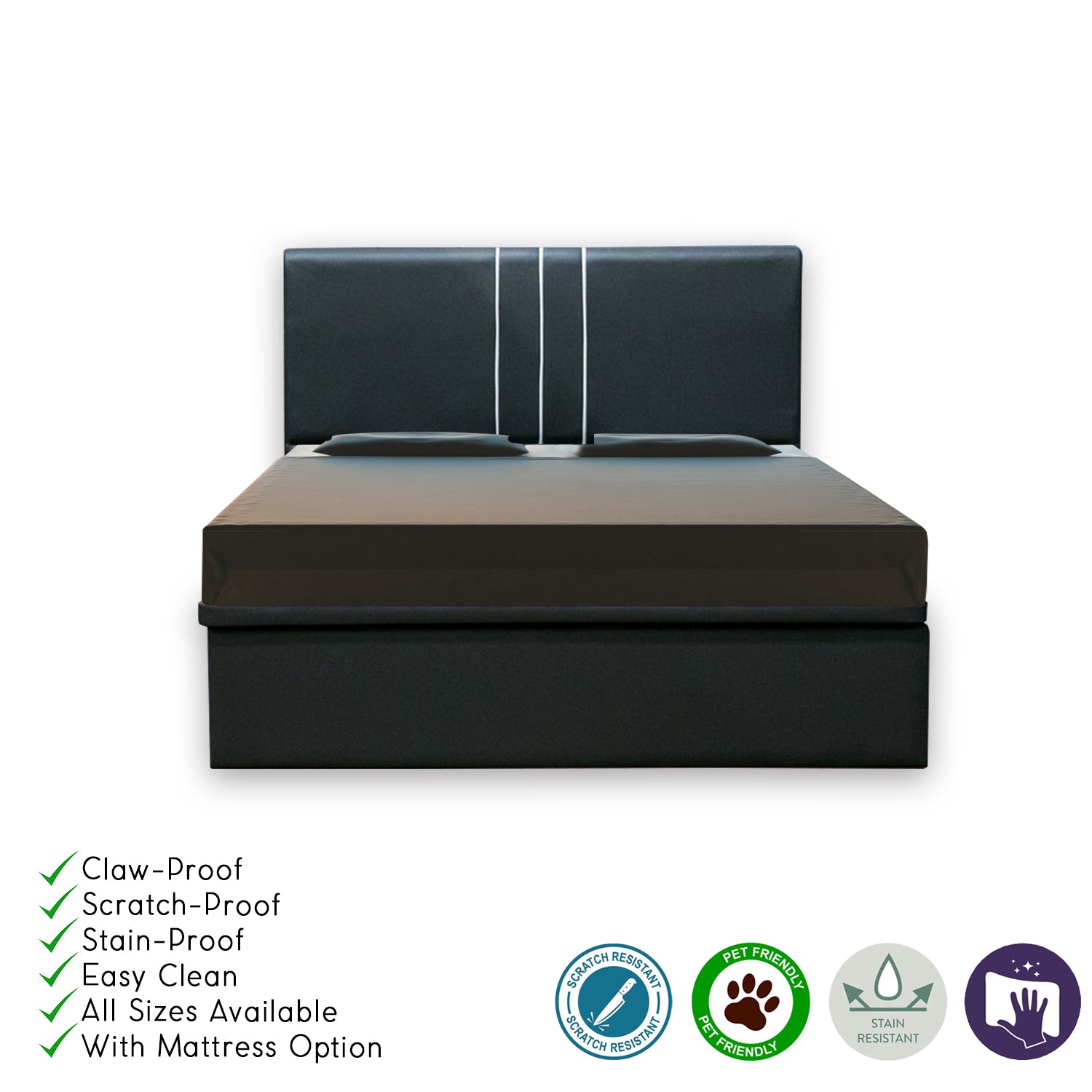 Diomire Ankha 14"/16"/18" SBD Storage Bed Pet Friendly Scratch-Resistant Fabric 16 Colours -With Mattress Add-On