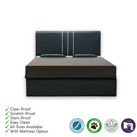 Image of Diomire Ankha 14"/16"/18" SBD Storage Bed Pet Friendly Scratch-proof Fabric 16 Colours -With Mattress Add-On