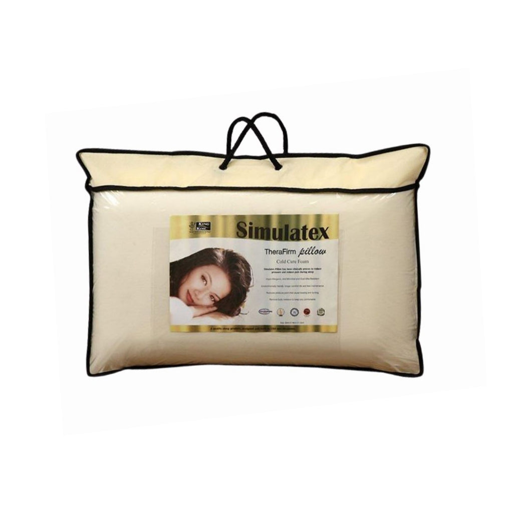 King Koil Hotel Grade Pillow Collection - Simulatex Pillow , Firm Support for Neck and Spine.