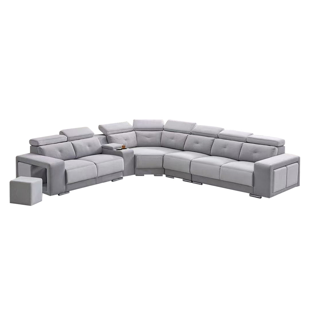 Silas Corner Set Sofa Pocket Spring in 47 Colour - w/ PetFriendly Fabric Option