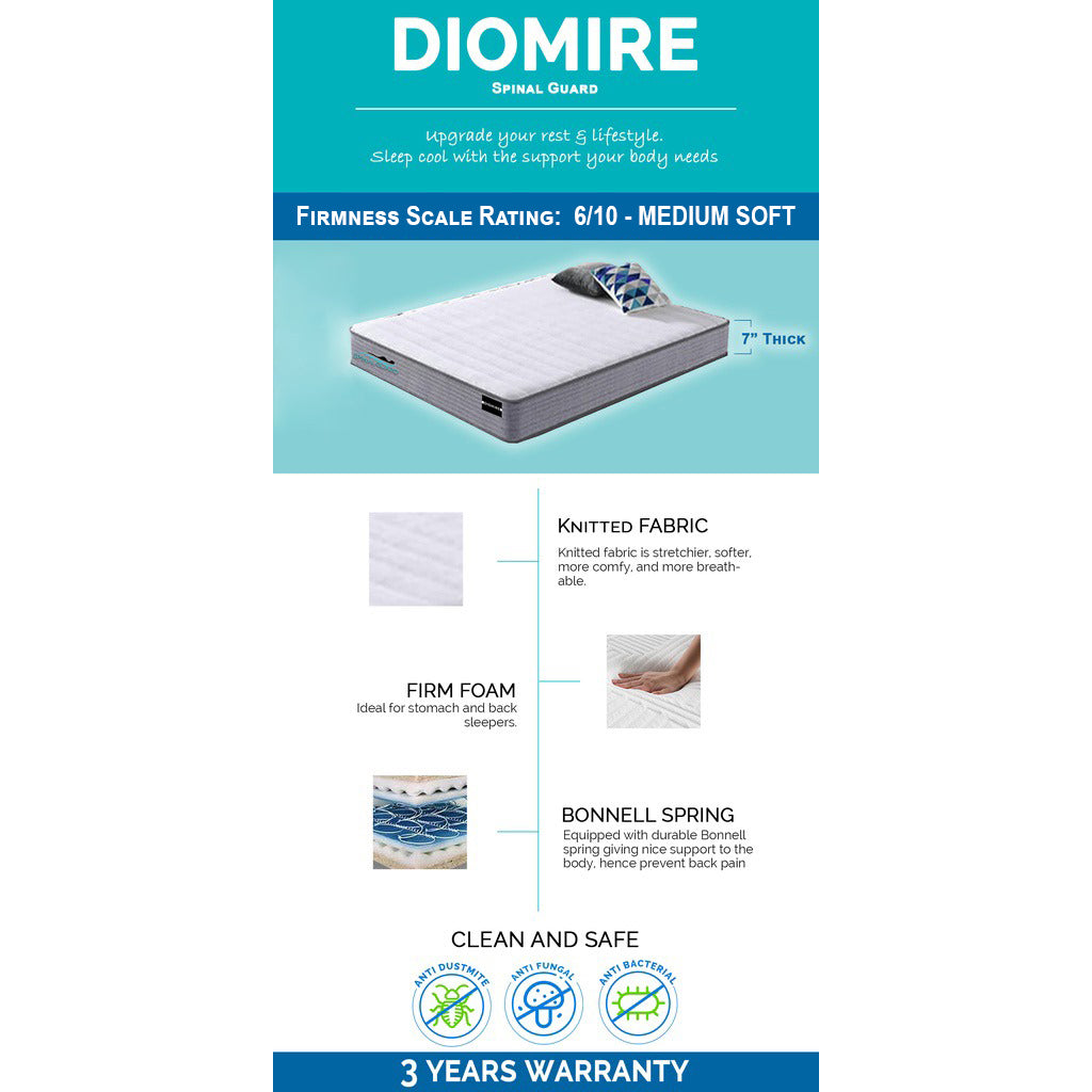 Basic Series Leather Divan Bed Frame In Single, Super Single, Queen and King Size