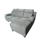 Charles 3-Seater L-Shaped Lounge Sofa with Storage & Cup-Holder - PetFriendly Option