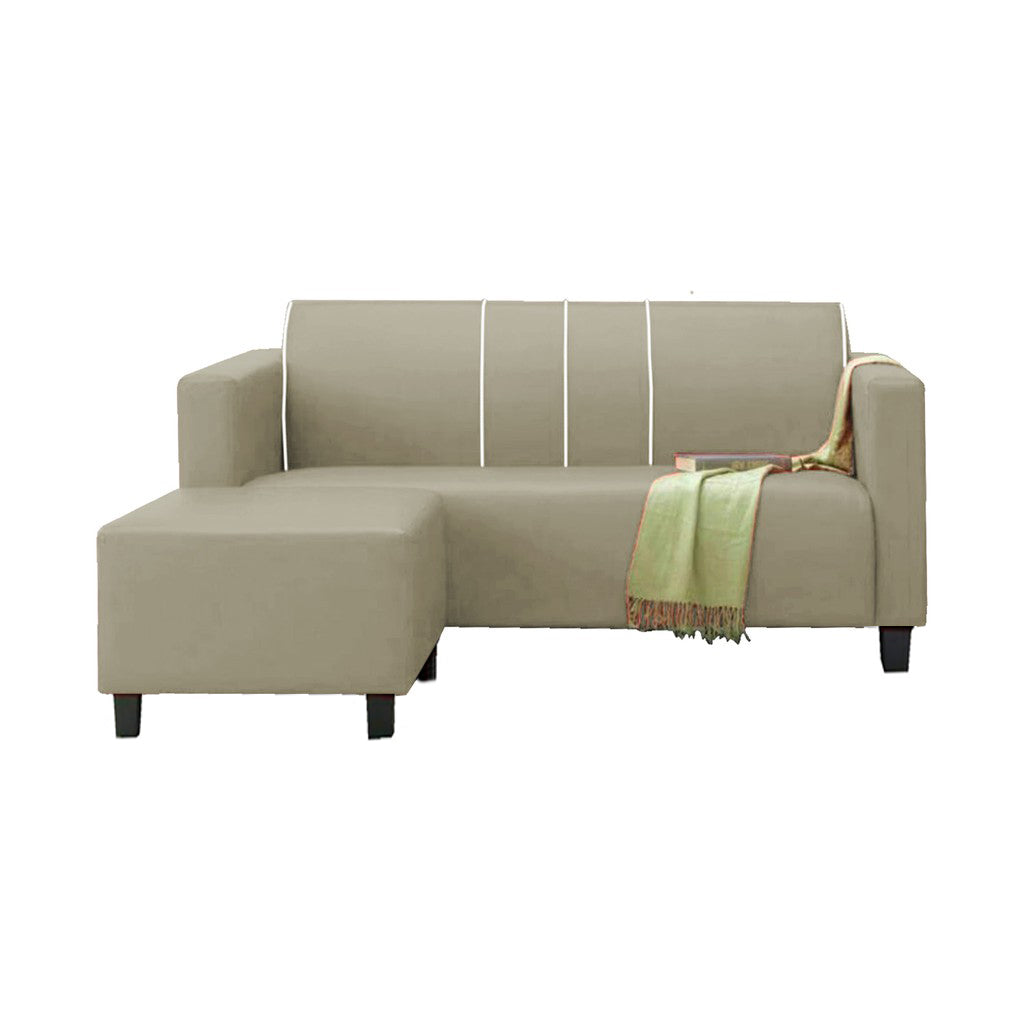 James Series Leather/Pet-Friendly Fabric 3 Seater Sofa With Ottoman In 10 Colours