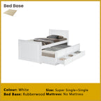 Nommi Single / Super Single Pull-Out Bed Frame with Drawers