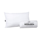 King Koil Hotel Grade Pillow Collection - Super Soft Compressed Pillow , 100% Combed Cotton Cover.