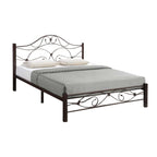 Julie Series 20 Queen Metal Bed Frame Collection w/ Optional Mattress Add On