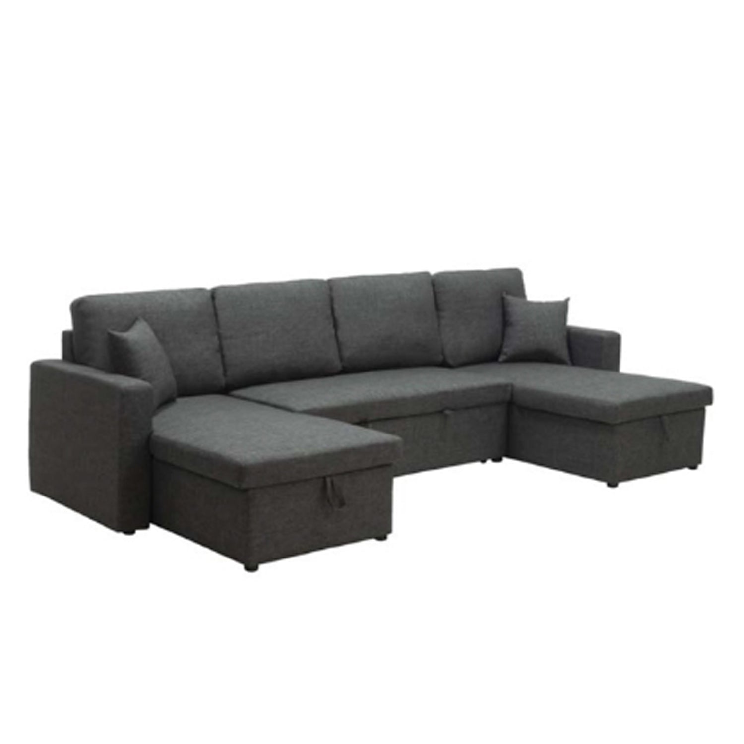 Marjie Series 4 Sleeper Sectional Reversible Sofa w/ Storage Upholstered w/ Pet-Friendly Option