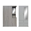 Wrilie Scratch Resistant Wardrobe 2/3 Doors With Drawers in 11 Models