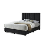 Miller Divan Bed Frame with Foam Padded Headboard - PetFriendly Option / All Sizes