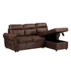 Marjie Series 2 Sleeper Sectional Reversible Sofa w/ Storage Upholstered w/ Pet-Friendly Option