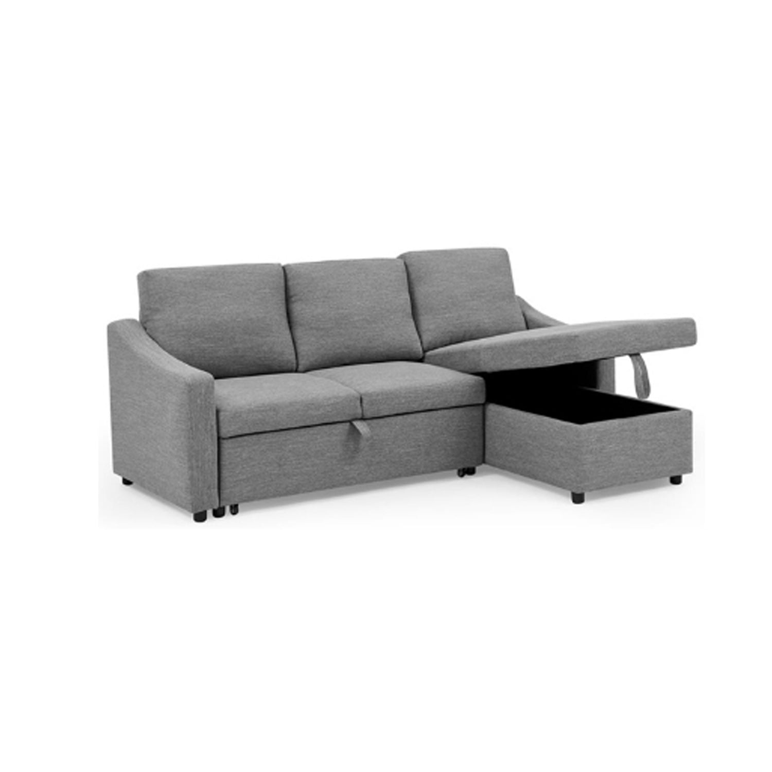 Marjie Series 1 Sleeper Sectional Reversible Sofa w/ Storage Upholstered w/ Pet-Friendly Option