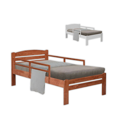 Image of Nifton Single, Super Single Bed Frame Side Rail Child/Elderly Bed w/ Mattress Option