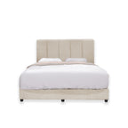 Gracie Divan Bed Frame with Foam Padded Headboard w/ Mattress - All Sizes Available