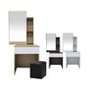 Ritch Dressing Table With Free Stool Laminated Smooth Gliding Drawer In 6 Colours