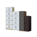 Erzan Series Single and Double Door Cabinet Bookshelf Storage in 6 Colours