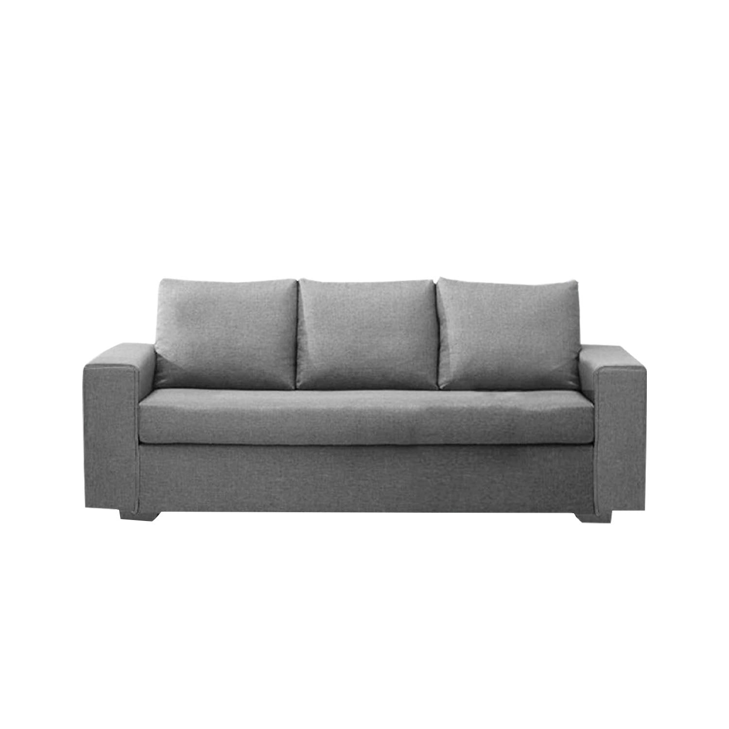 Argie 3-Seater L-Shaped Sofa with Stool High Density Foam w/ PetFriendly Options