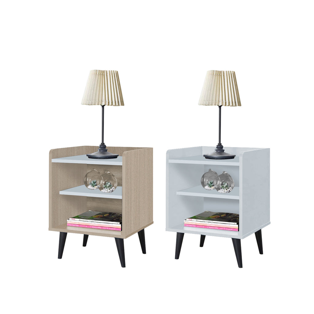 Arius Bedside Table Side Table in Fully Laminated Finish in 6 Colours