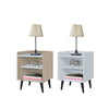 Arius Bedside Table Side Table in Fully Laminated Finish in 6 Colours