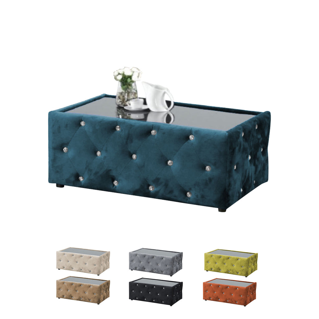 Millie Coffee Table PetFriendly Fabric/Leather Scratch-Resistant in 20 Available Colours