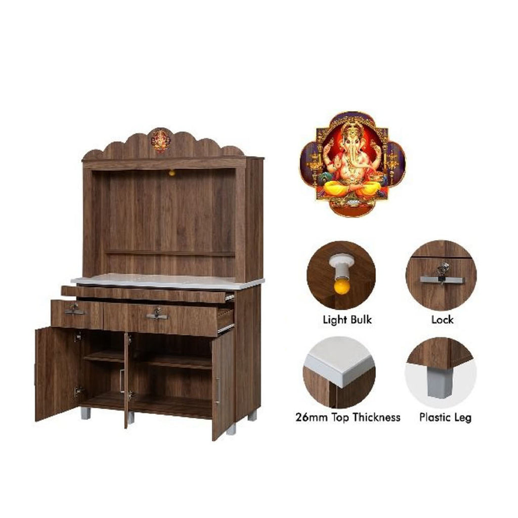 Hindu Altar Table Cabinet Offering Altar Shrine - Model A15