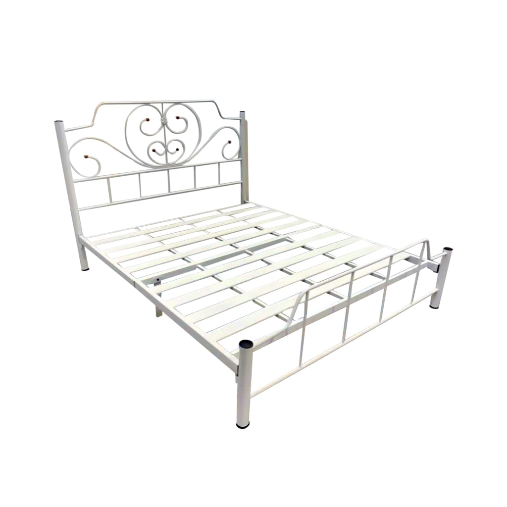 Julie Series 22 Queen Metal Bed Frame Collection w/ Optional Mattress Add On