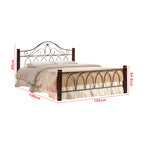 Julie Series 23 Queen Metal Bed Frame Collection w/ Optional Mattress Add On