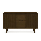 VENTI Console Table Cabinet Sideboard Cabinet Made with Solid Wood with Drawers 2 Colors