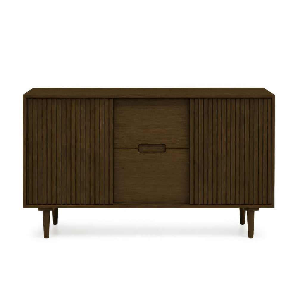 VENTI Console Table Cabinet Sideboard Cabinet Made with Solid Wood with Drawers 2 Colors