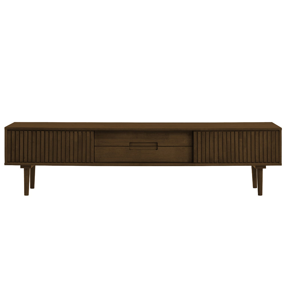 VENTI TV Console Cabinet Made with Solid Wood with Drawers & Compartment - 2 Colours
