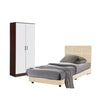 Toluca Bedroom Set Series 1 Includes Wardrobe/Bed Frame/Mattress In Single And Super Single Size.Free Installation