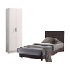 Toluca Bedroom Set Series 7 Includes Wardrobe/Bed Frame/Mattress In Single And Super Single Size.Free Installation
