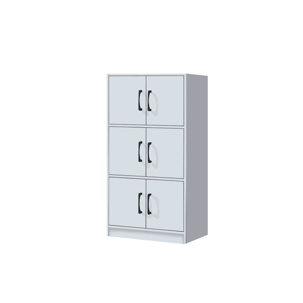 Erzan Series Single and Double Door Cabinet Bookshelf Storage in 6 Colours