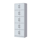 Erzan Series Single and Double Door Cabinet Bookshelf Storage w/lock in 6 Colours