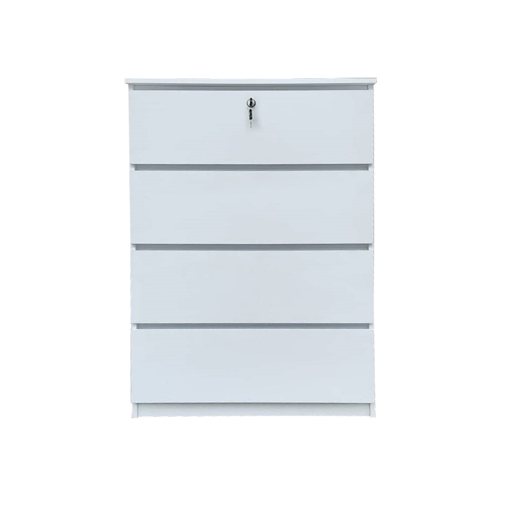Ganon Series 2 Premium Chest of 3/4 Drawers Collection Full Laminated Back Panel in 6 Colours
