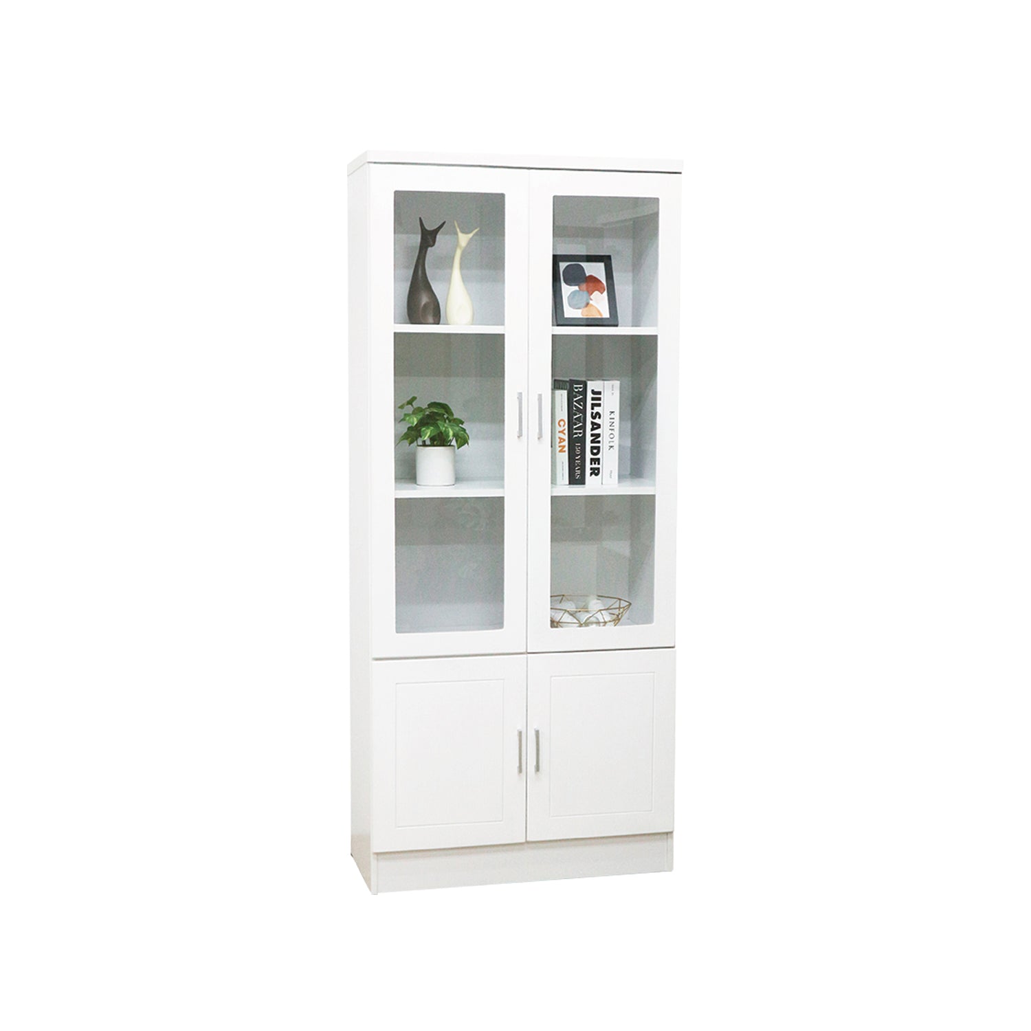 Myani Series Display Cabinet Book Shelves with Drawers in 2 Models