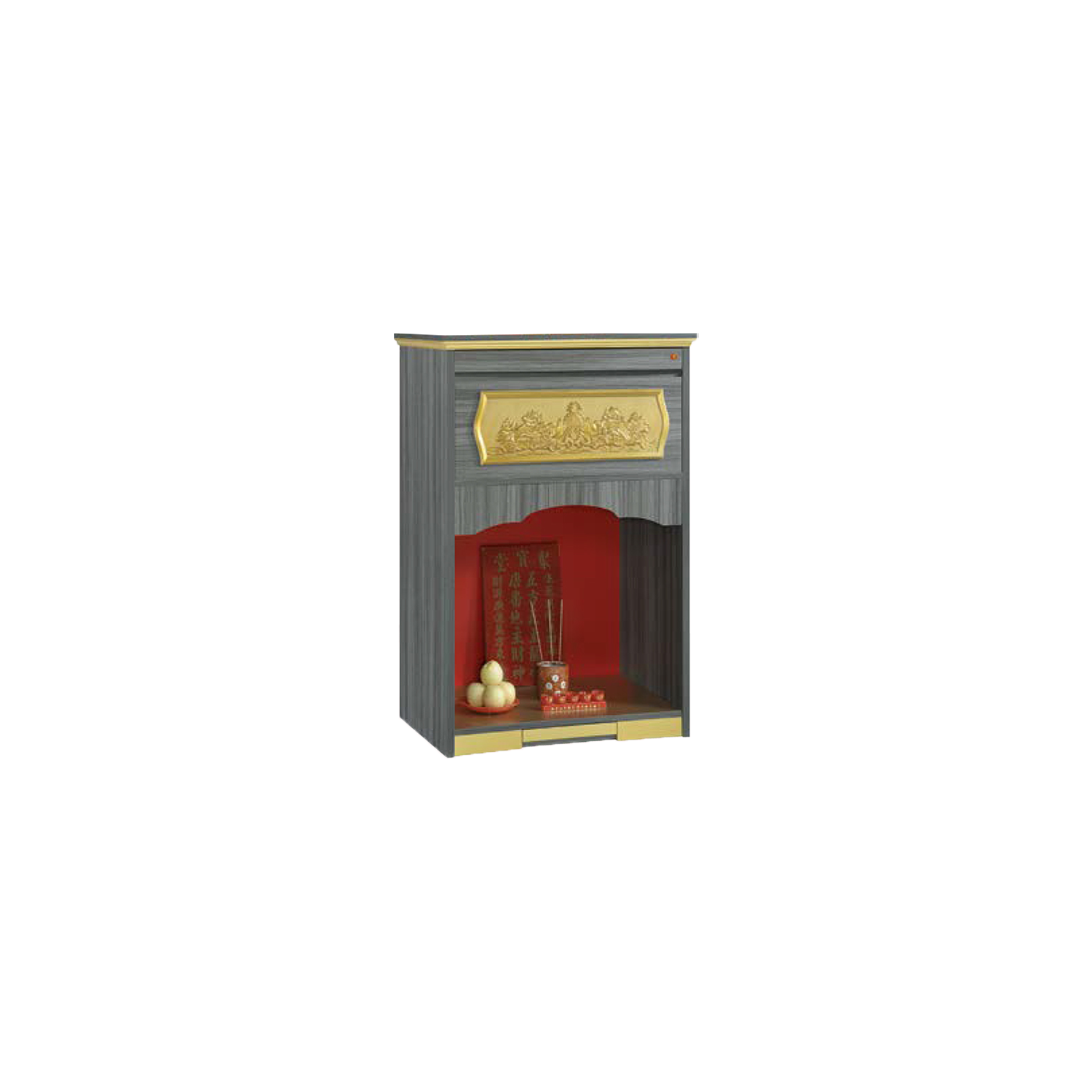 Bret Oriental Altar Table with Top Altar Cabinet Fire Resistant Altar Cabinet