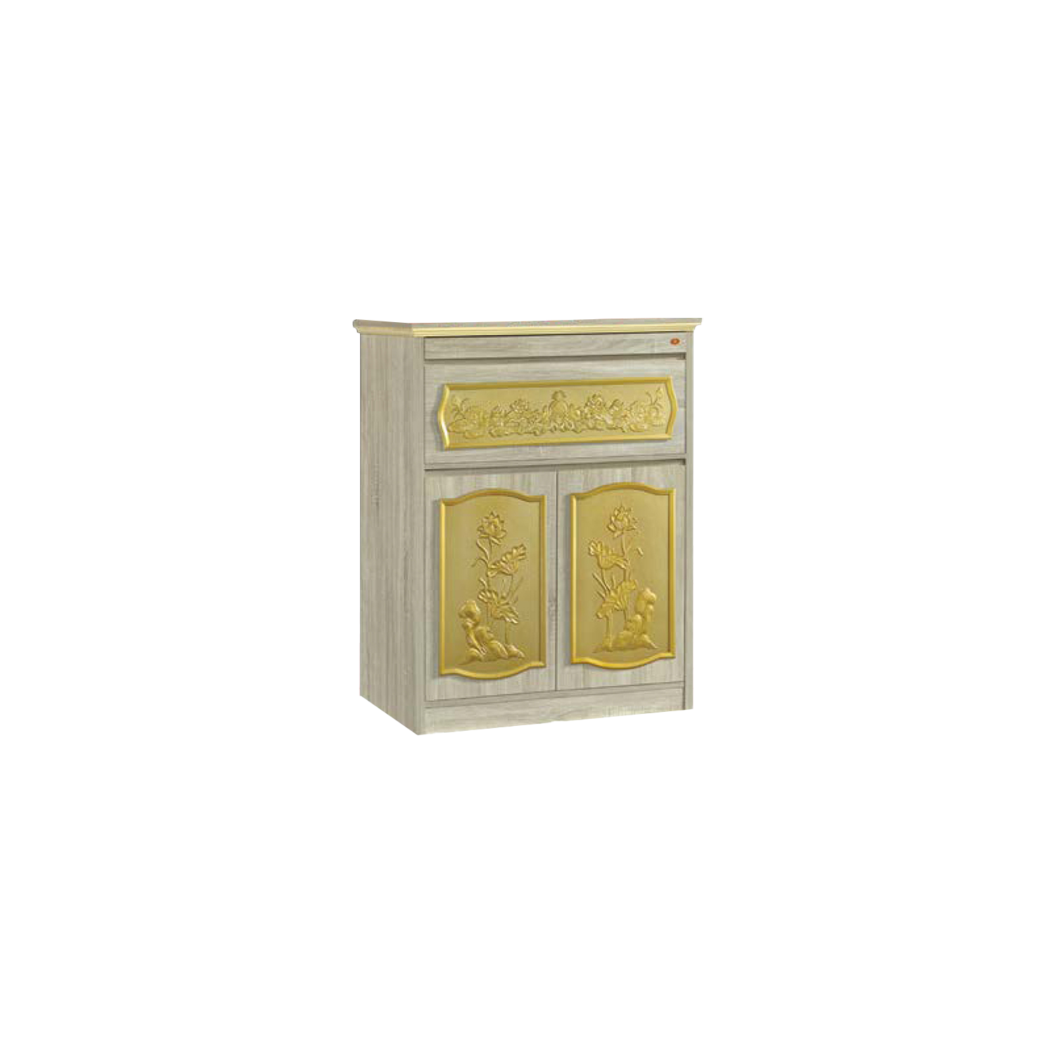 Demi Oriental Altar Table with Top Altar Cabinet Fire Resistant Altar Cabinet