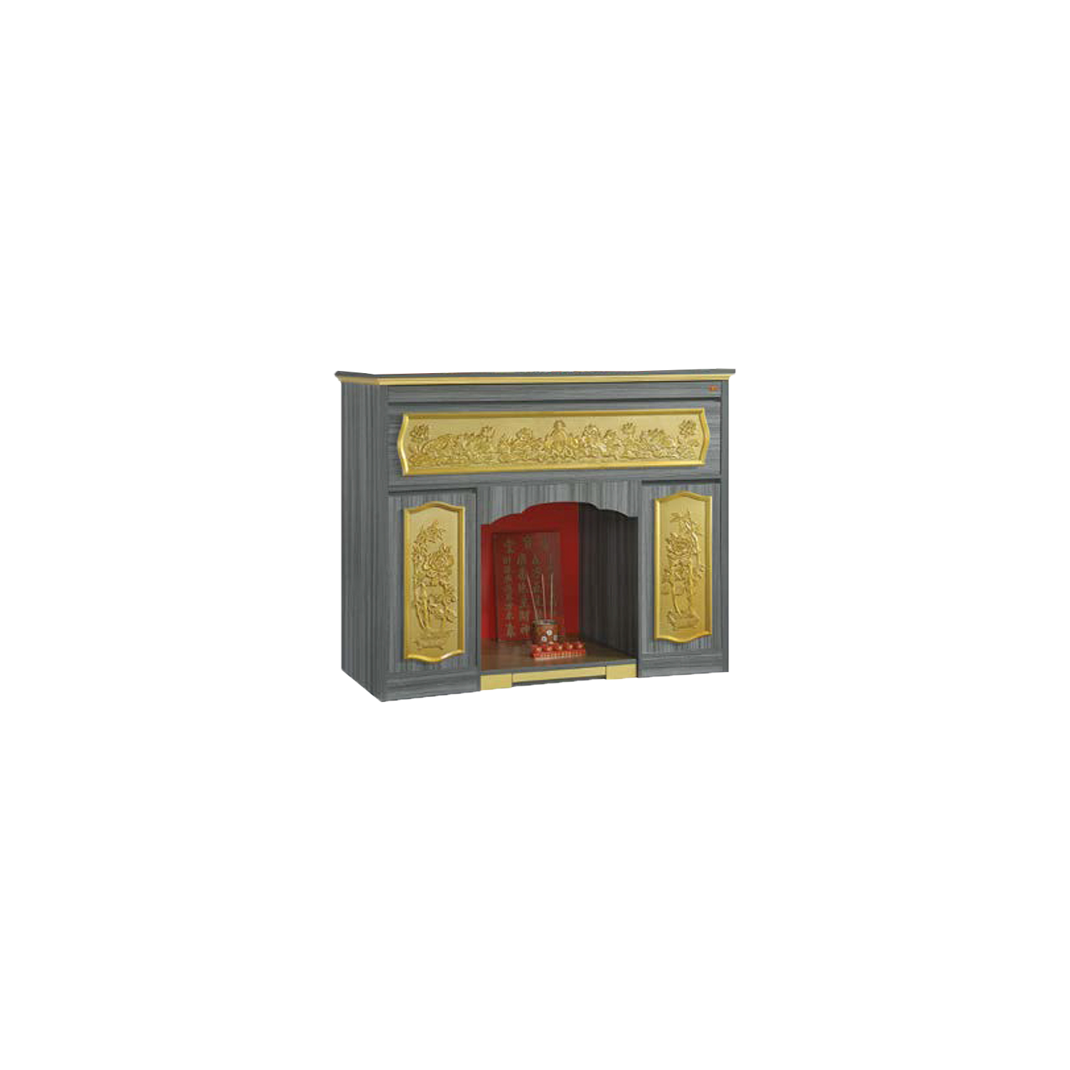 Lala Oriental Altar Table with Top Altar Cabinet Fire Resistant Altar Cabinet