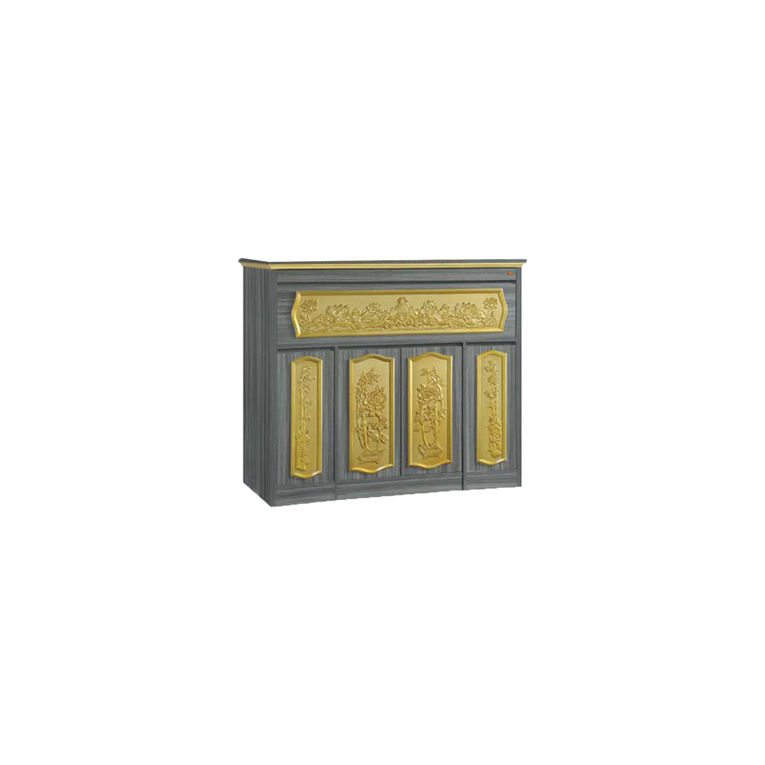 Marciano Oriental Altar Table with Top Altar Cabinet Fire Resistant Altar Cabinet